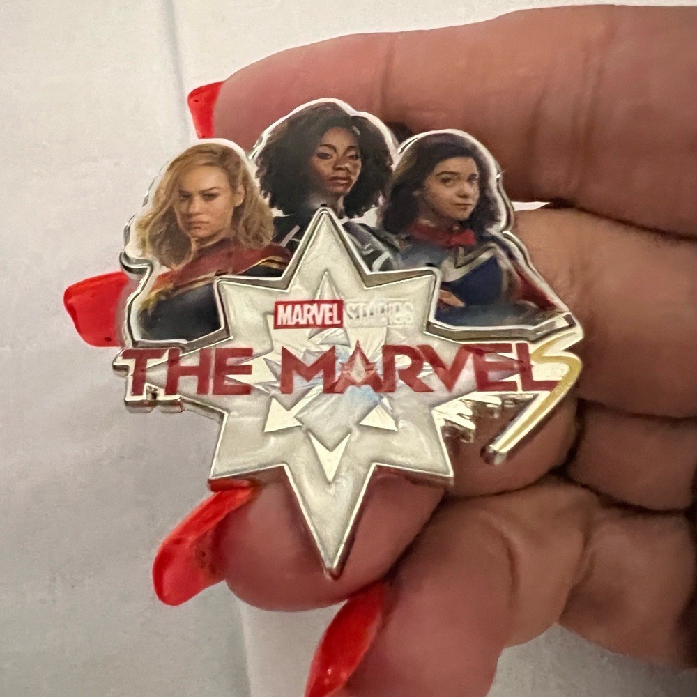 Disney Parks THE MARVELS Logo pin Limited release Photon Ms. Captain Marvel